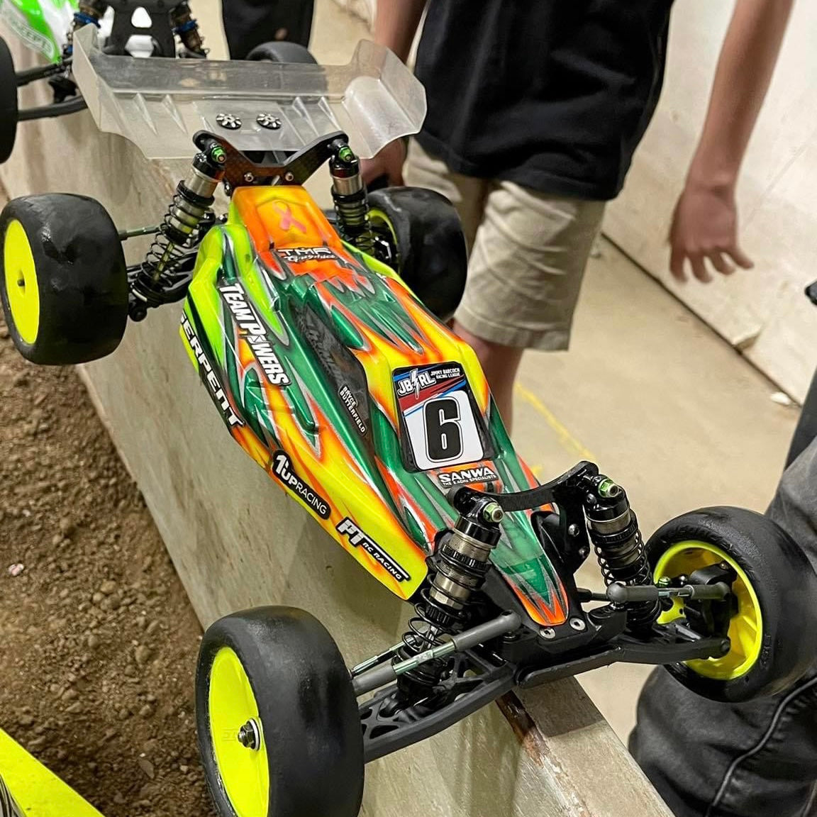 Bryce Butterfield getting down at Round One of JBRL