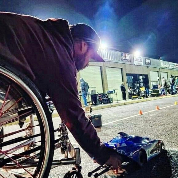 Buddy Elias ready to rip on the strip