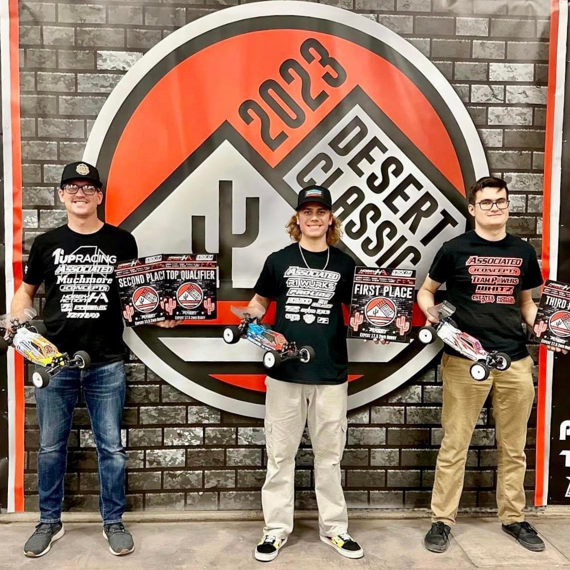 Congrats to the 1up Racing Team at the 7th Annual Desert Classic