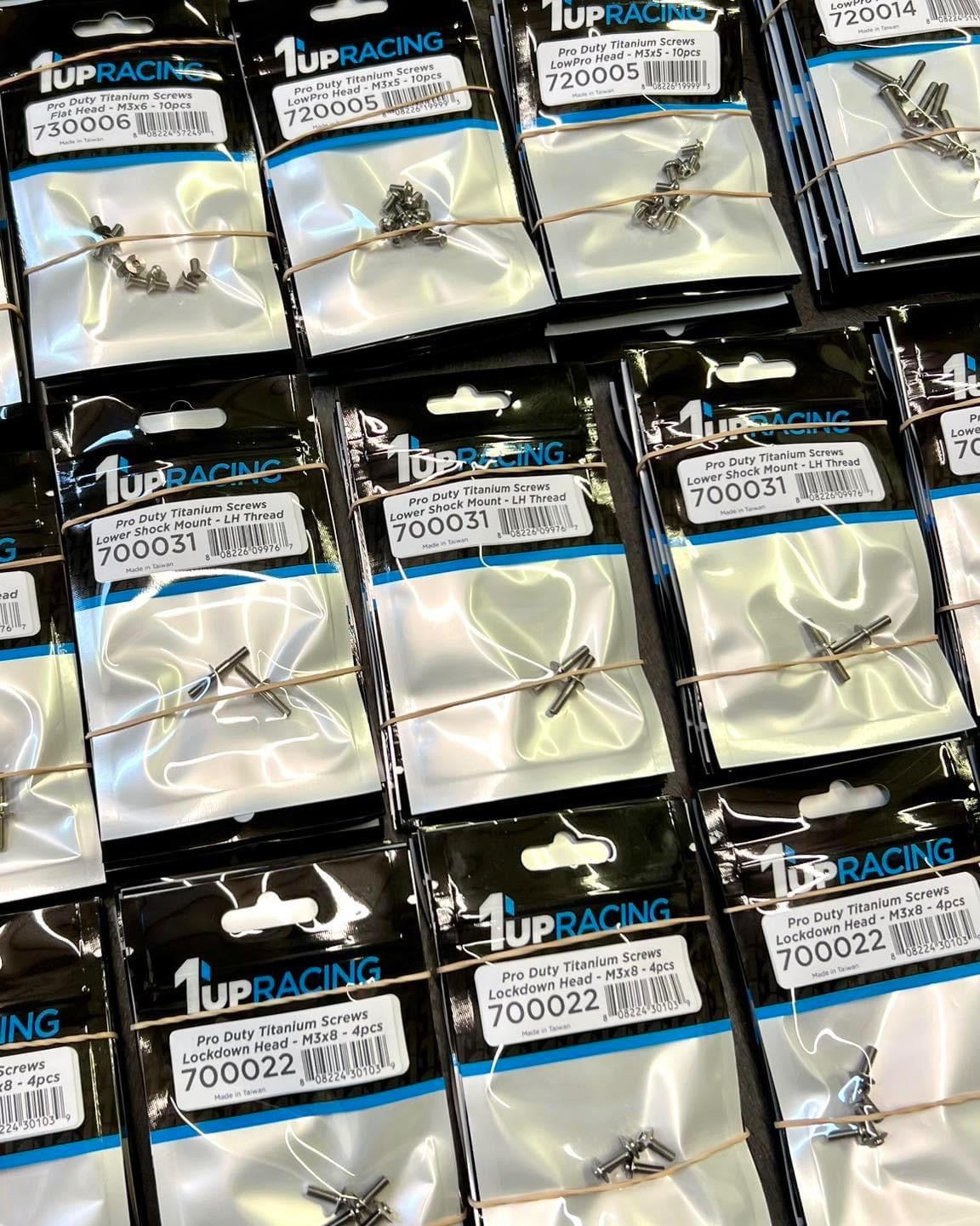 Ti Stand Offs, Pro Duty Screws, and Oils Back in Stock