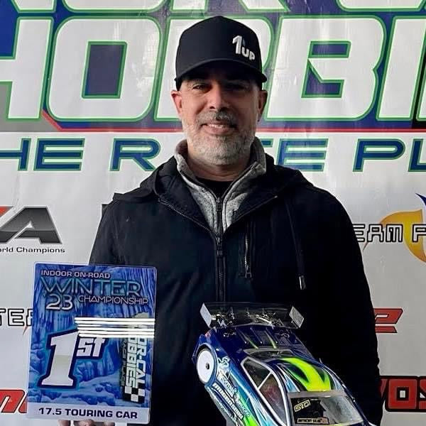 Brian Silva taking the TQ and 17.5 TC win at NorCal Hobbies