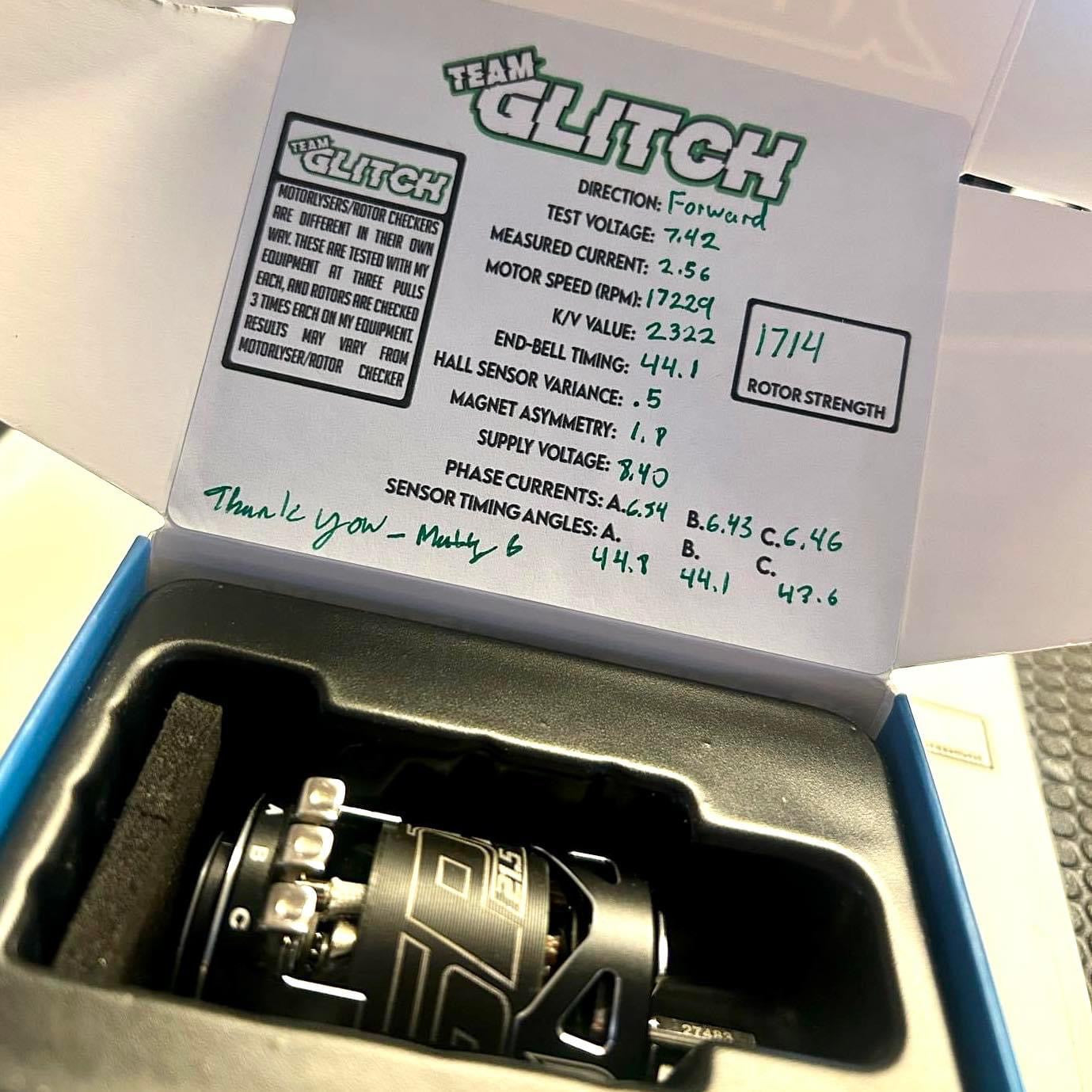 Team Glitch Motors for Sale at 12PST Today