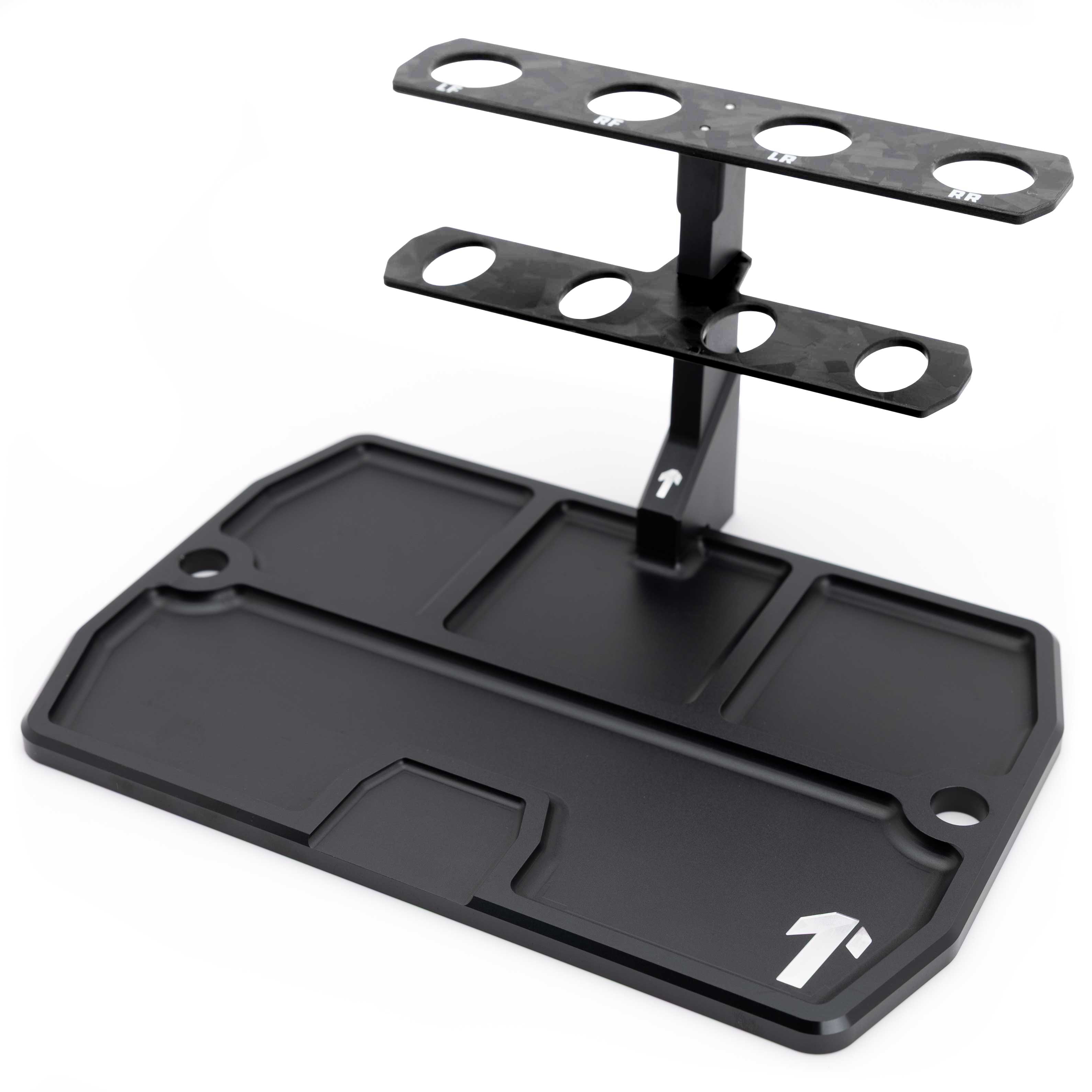 1up Racing Pro Pit Tray with Shock Stands