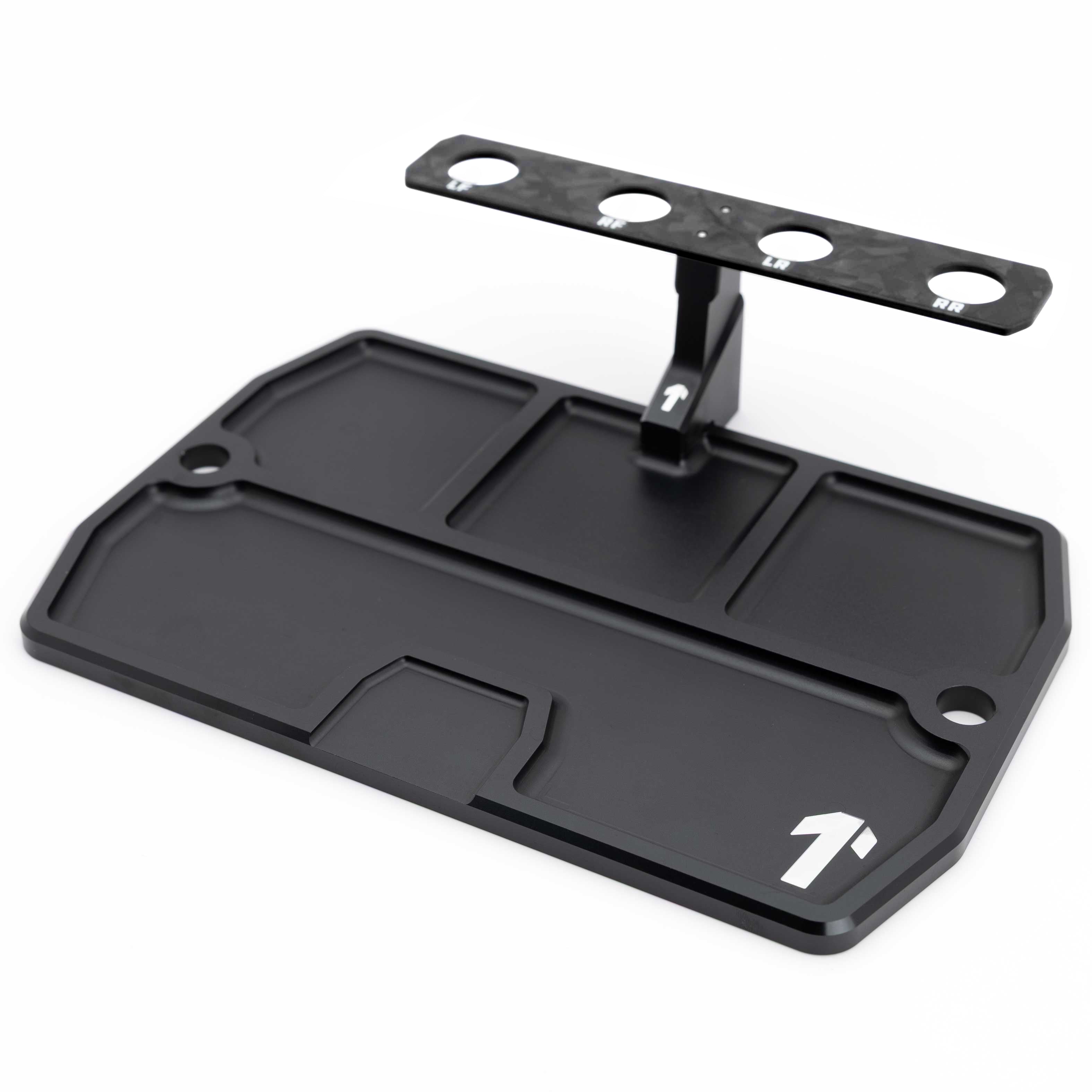 1up Racing Pro Pit Tray with Shock Stands