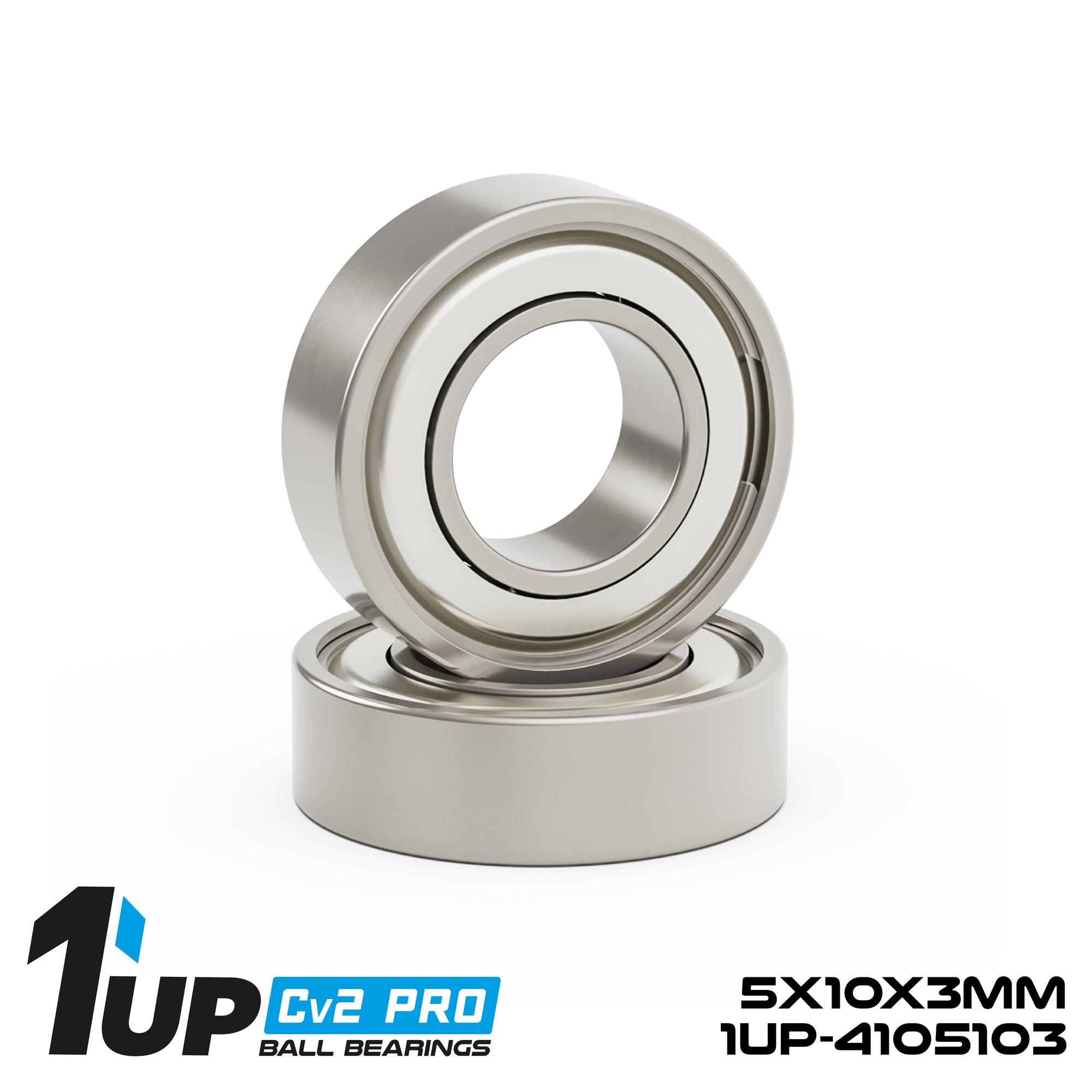 1up Racing Cv2 Pro Hybrid-Ceramic Ball Bearings