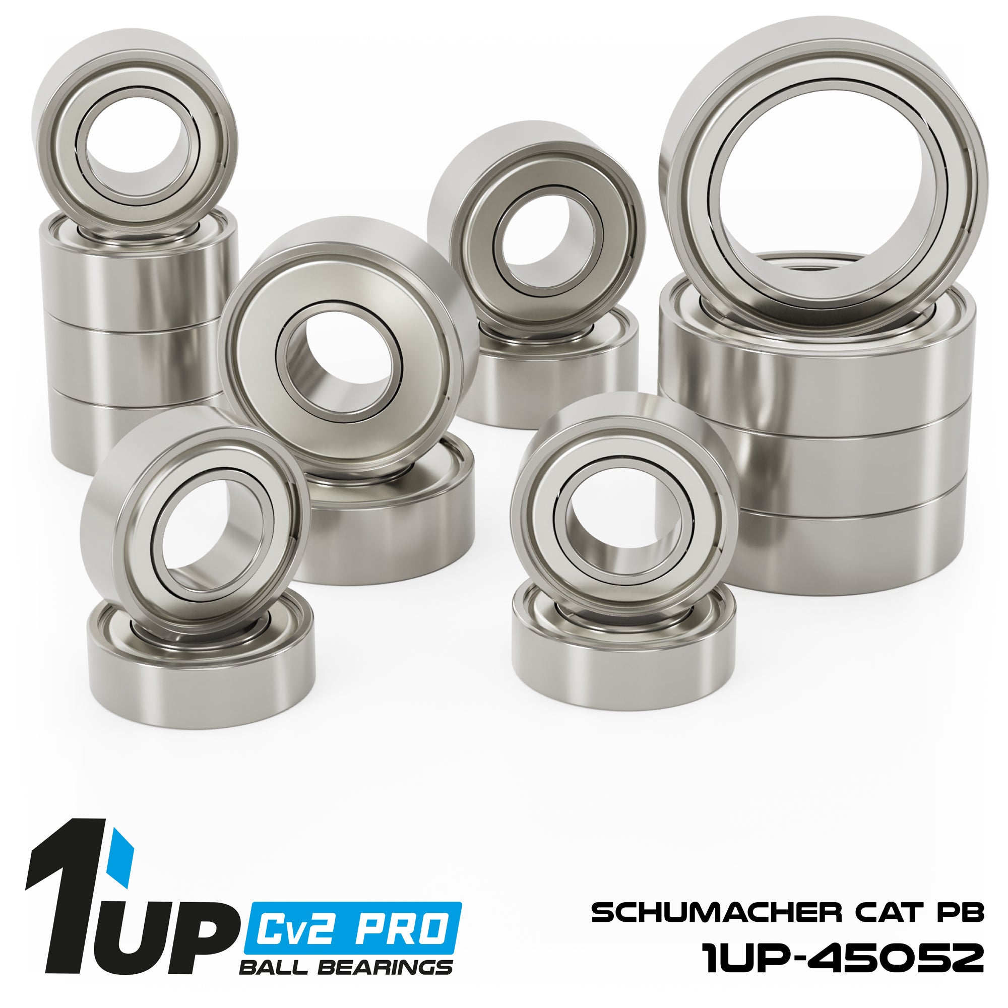 1up Racing Cv2 Pro Ball Bearing Set - Schumacher CAT PB