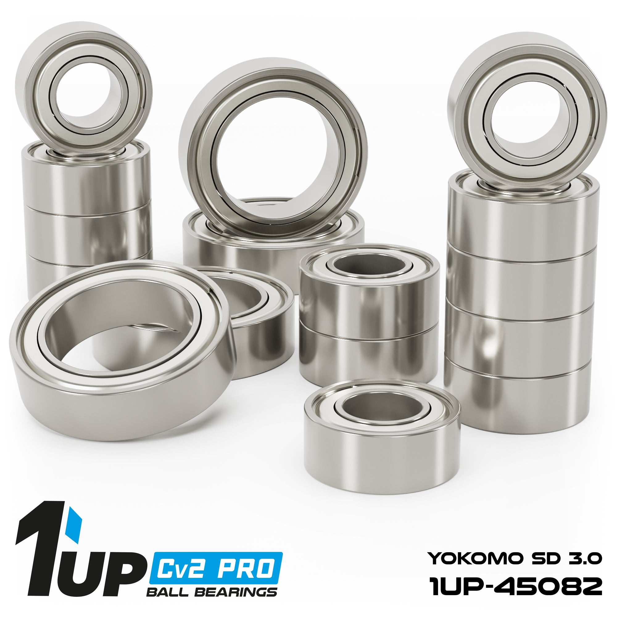 1up Racing Cv2 Pro Ball Bearing Set - Yokomo SD 3.0