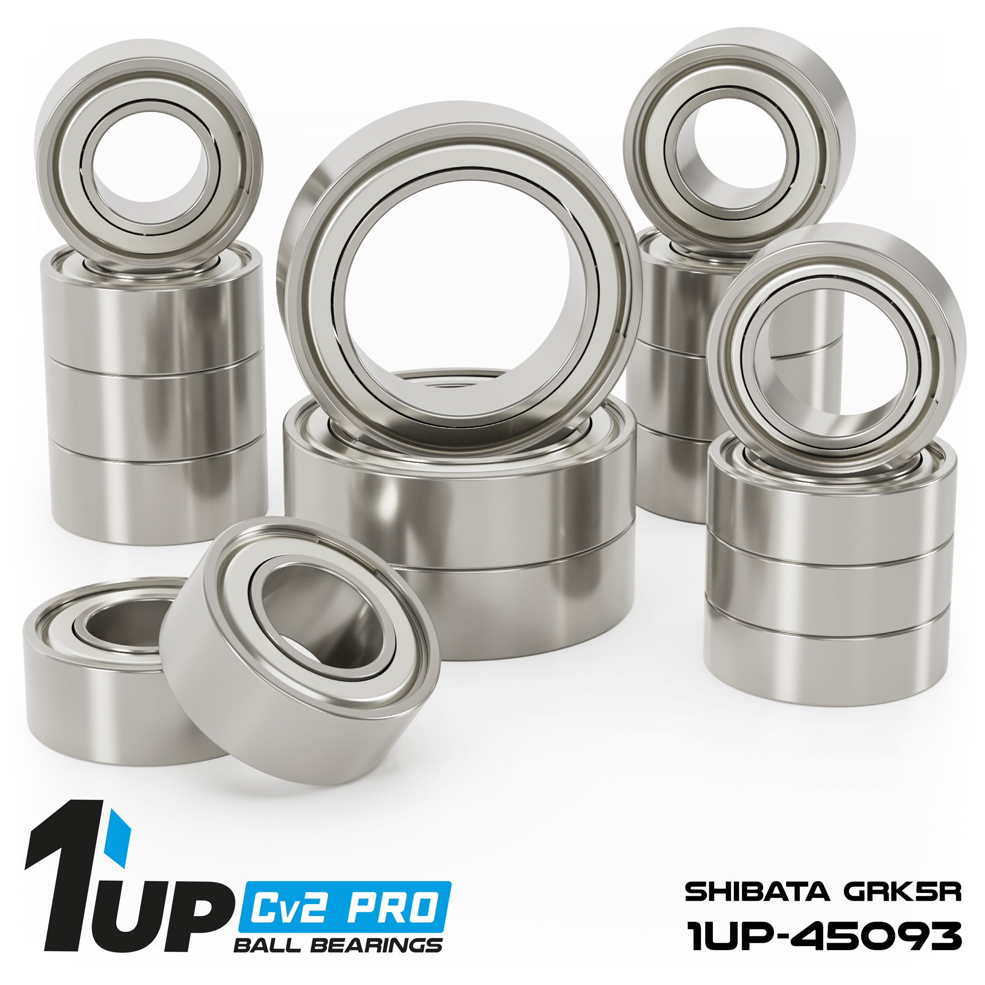 1up Racing Cv2 Pro Ball Bearing Set - Shibata GRK5R