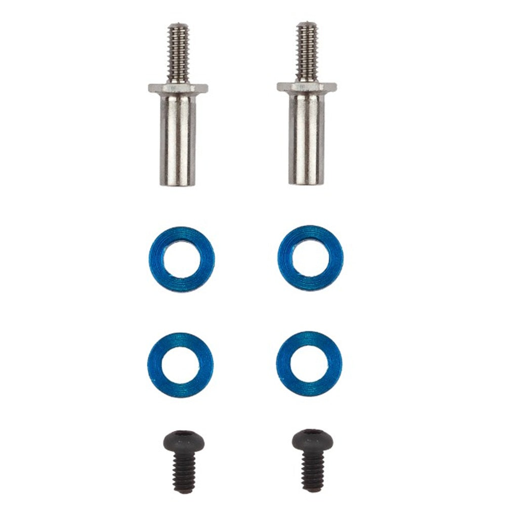 FT RC28R Adjustable Front Axles, Titanium