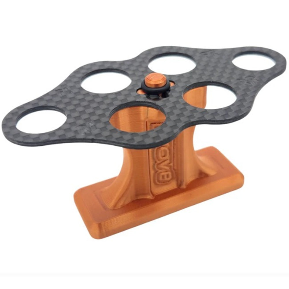 INOV8 3DX Carbon 1/10th Onroad Shock/Diff Rebuild Stand Bronze