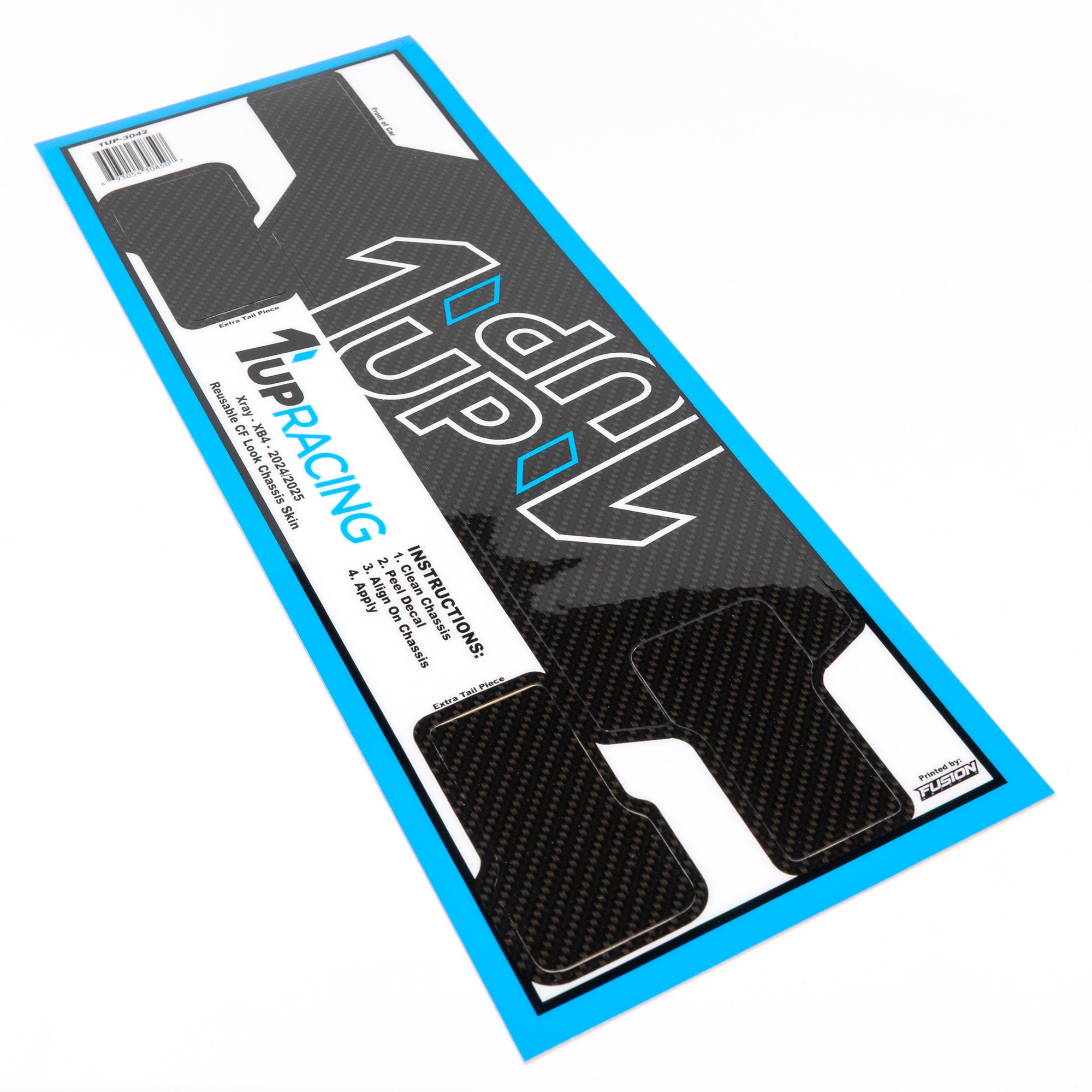 1up Racing CF Look Chassis Skin - XRAY XB4 '25