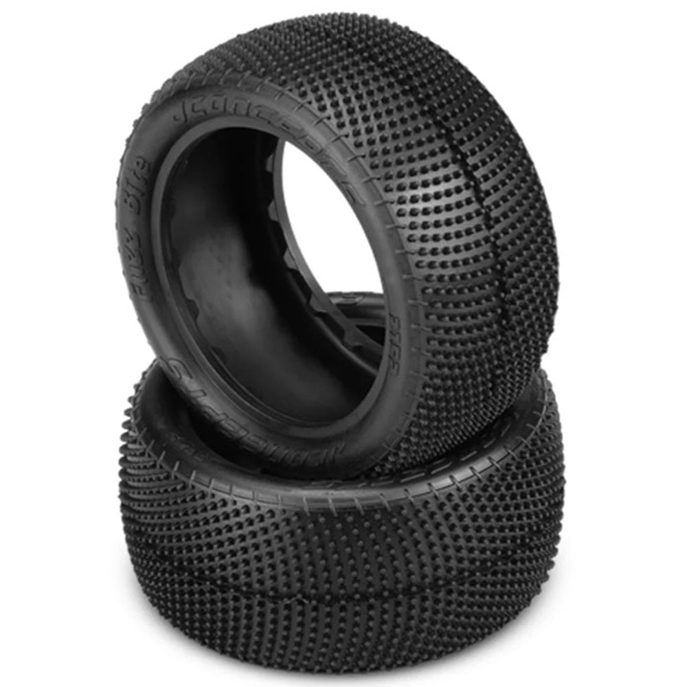 JConcepts Fuzz Bite LP 2.2" Rear Buggy Carpet Tires (2) (Purple)