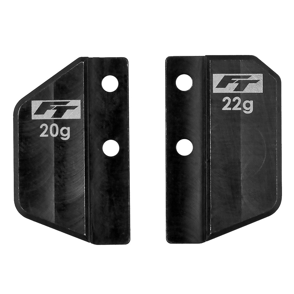 FT RC10TC8 Steel Front And Rear Battery Weight Set - 42g