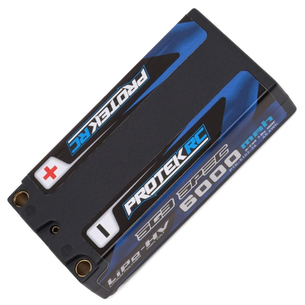 ProTek RC 2S 150C Low IR SG3 HV Shorty LiPo Battery (7.6V/6000mAh)