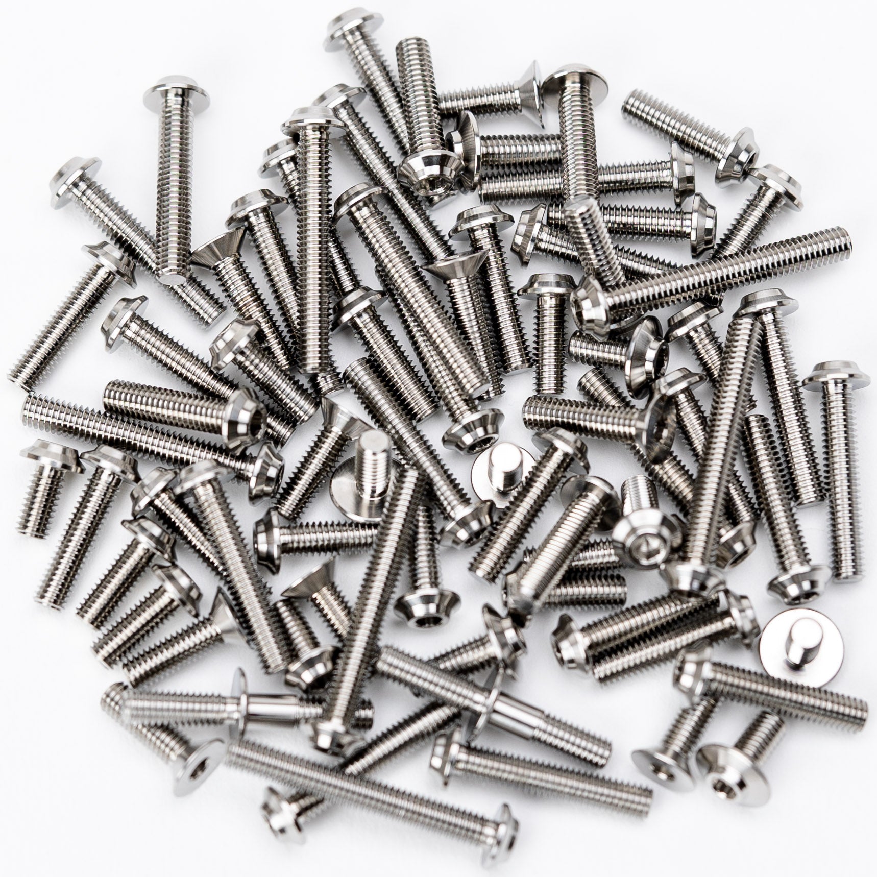 1up Racing Pro Duty Titanium Upper Screw Set - AE RC10B7