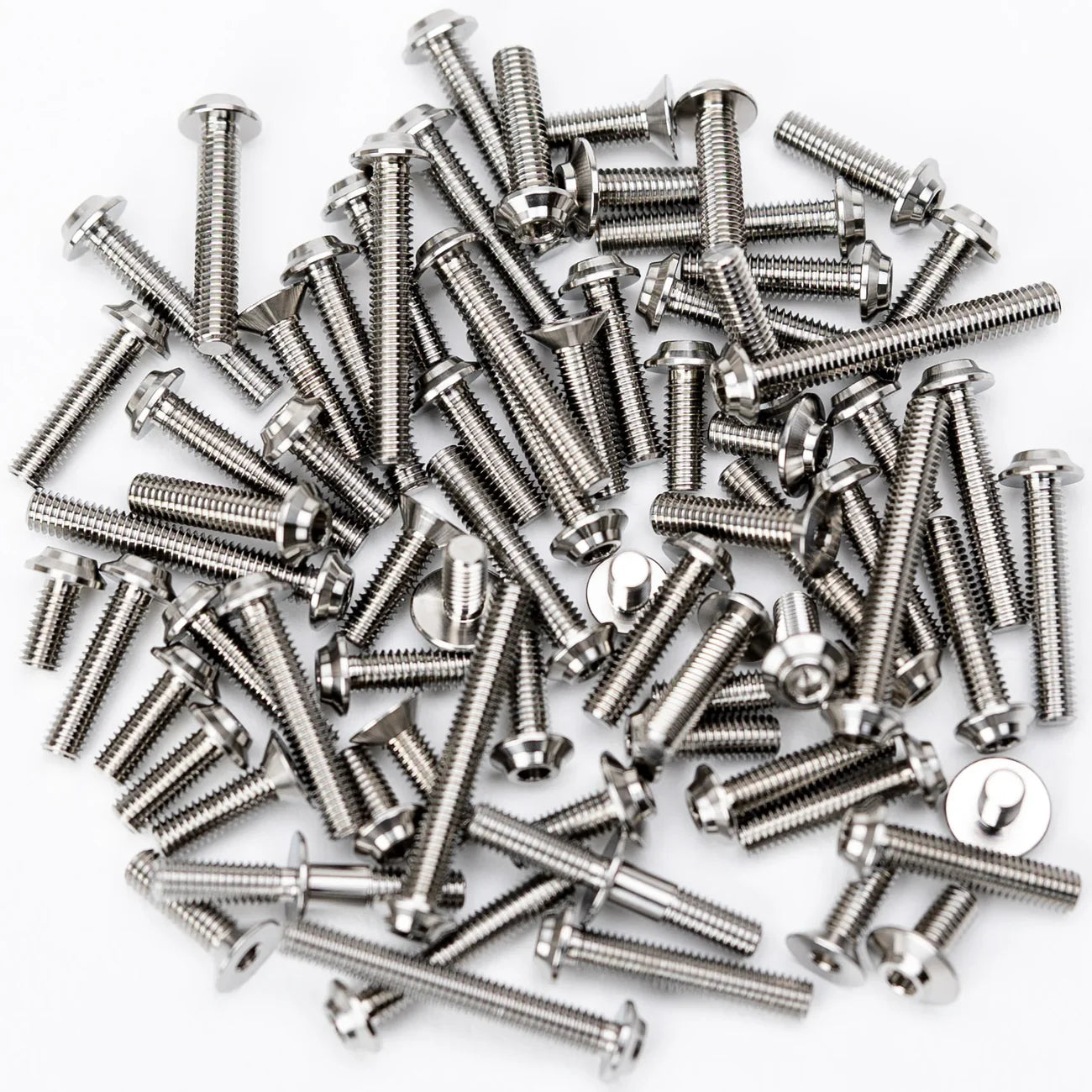 1up Racing Pro Duty Titanium Upper Screw Set - Exotek F1 Ultra R5 / CW