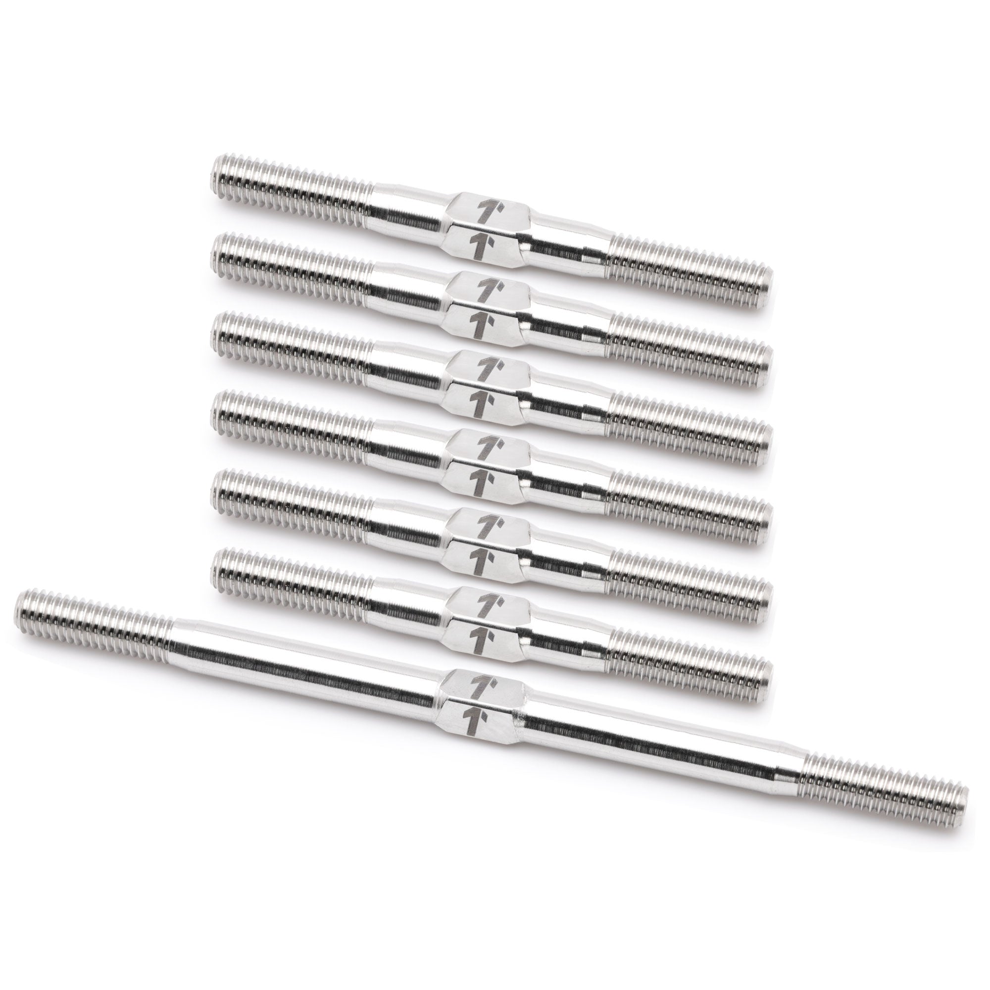 1up Racing Pro Duty Titanium Turnbuckle Set - AE DC10
