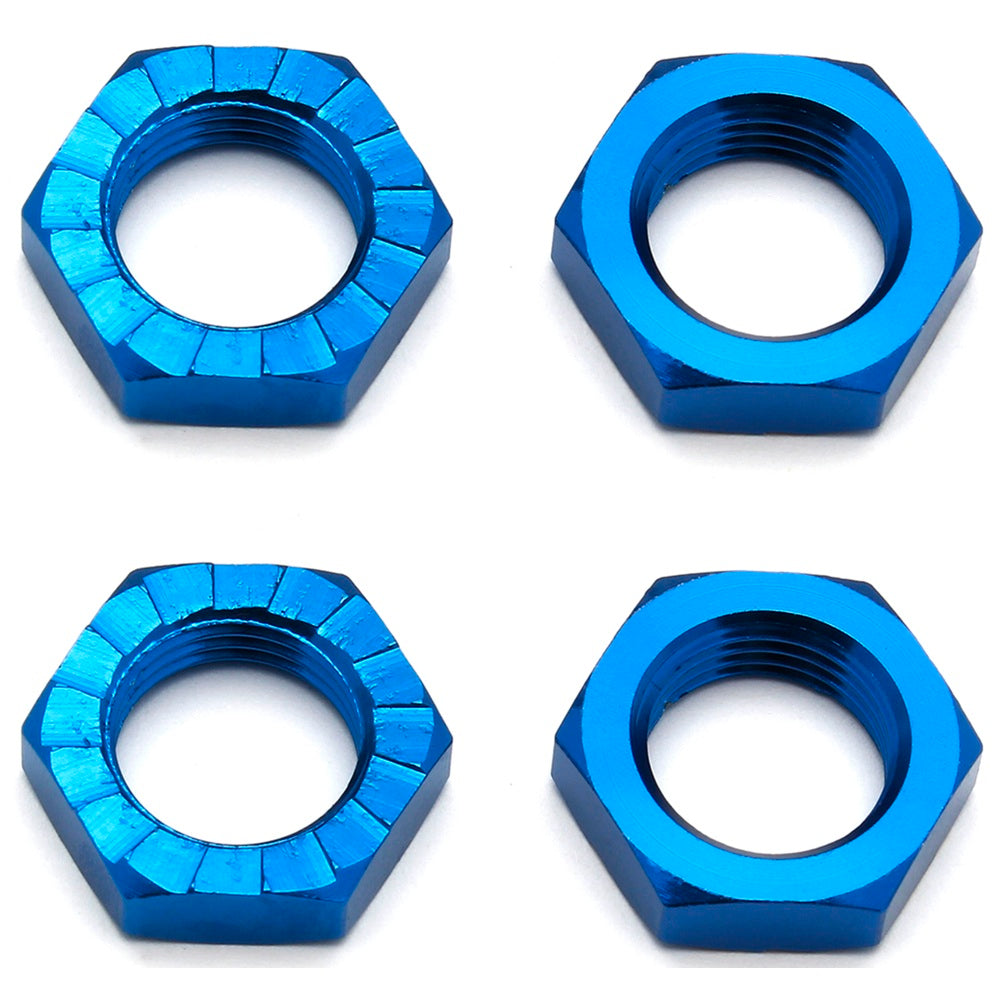 FT Wheel Nuts, 17 mm, blue aluminum
