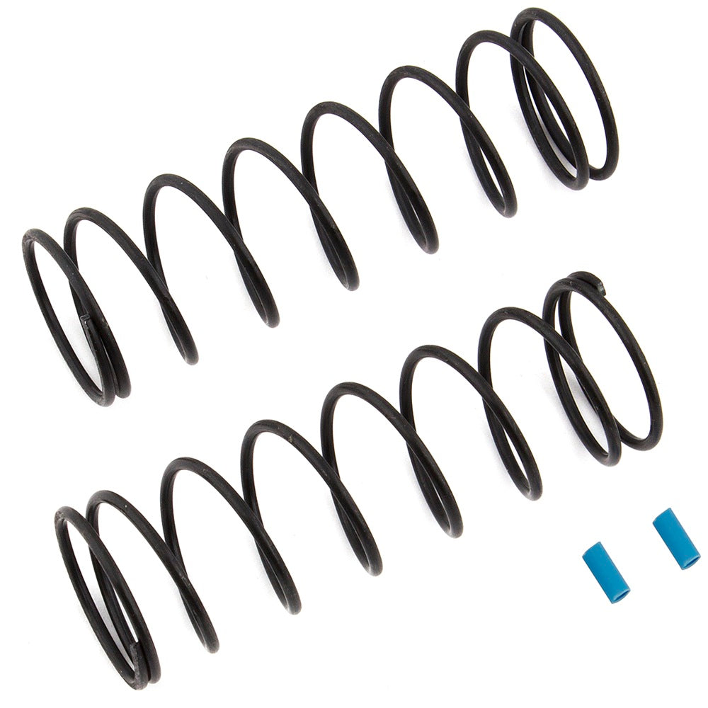 Team Associated Front Springs, V2, blue, 5.5 lb/in, L70, 8.75T, 1.6D
