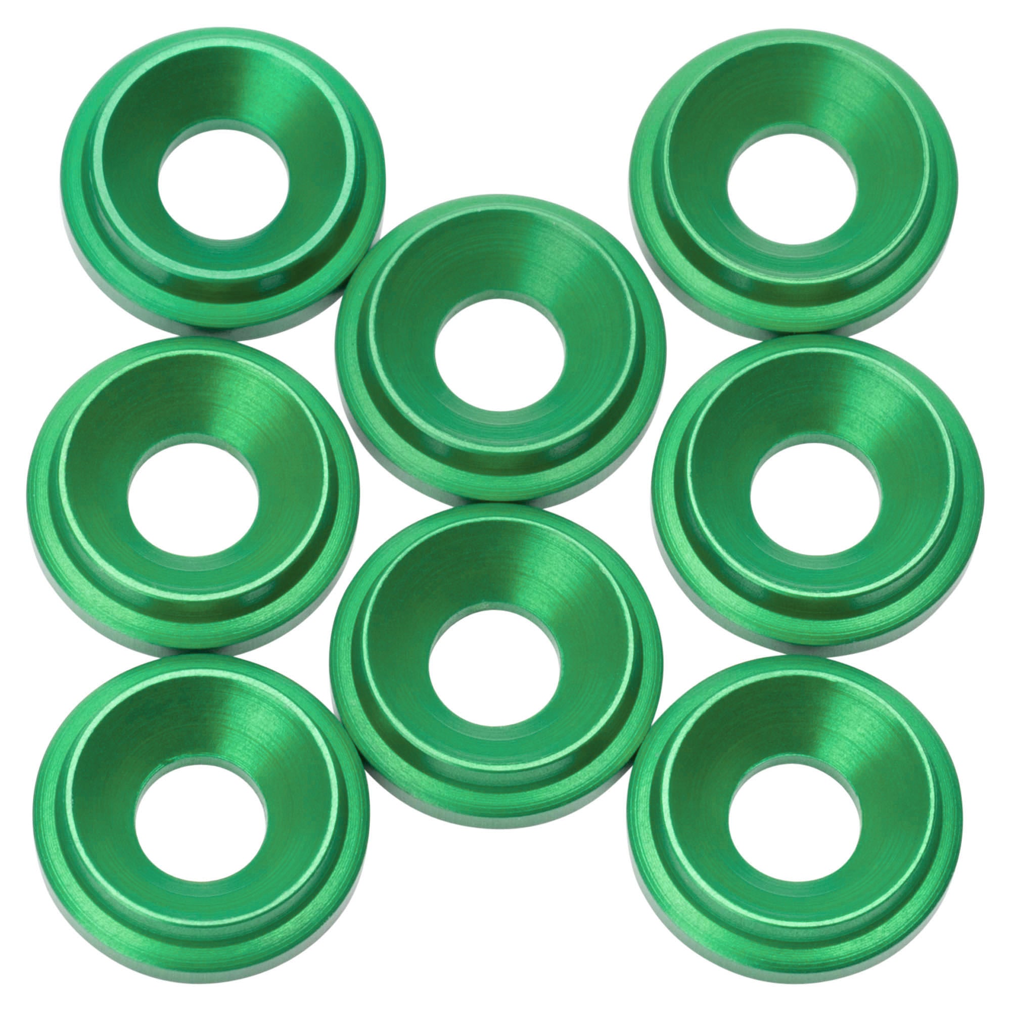1up Racing 7075 LowPro Countersunk Washers - M3