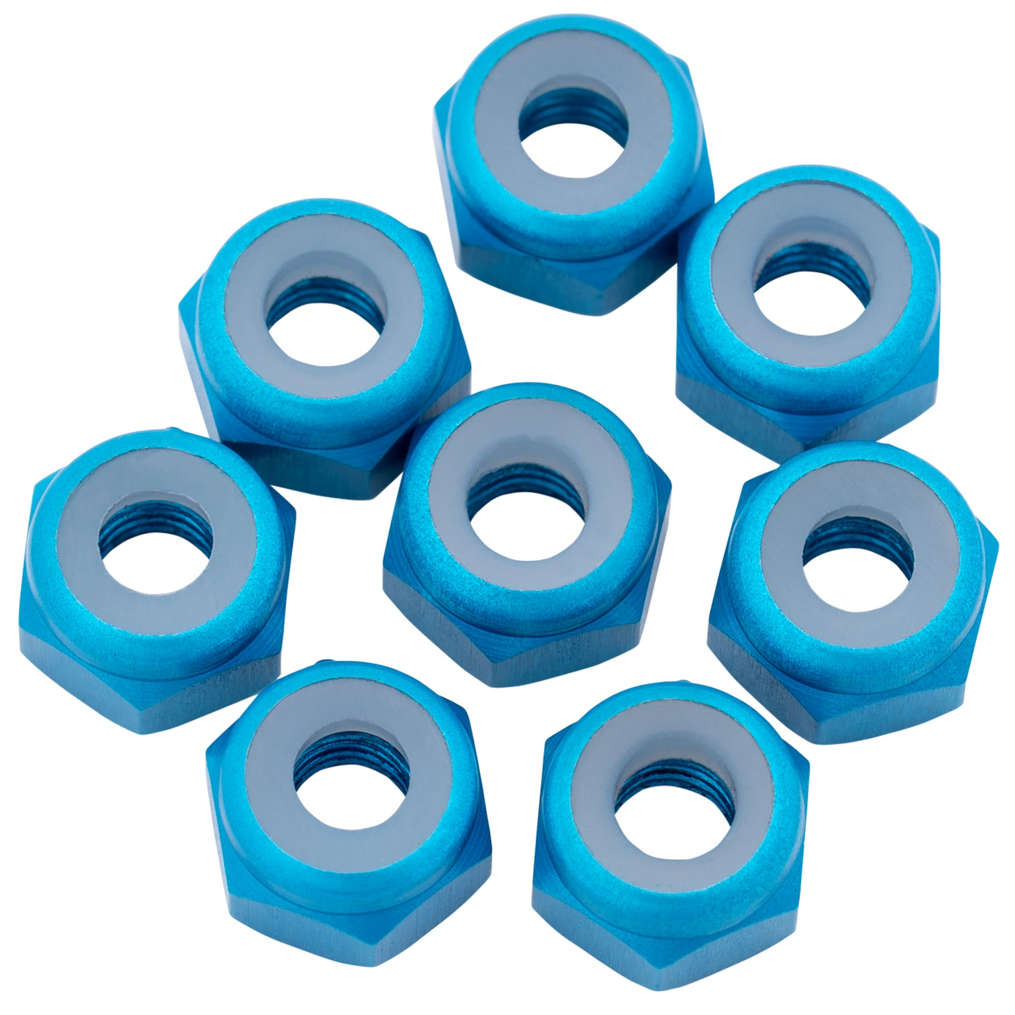 1up Racing 7075 Aluminum Locknuts - M3
