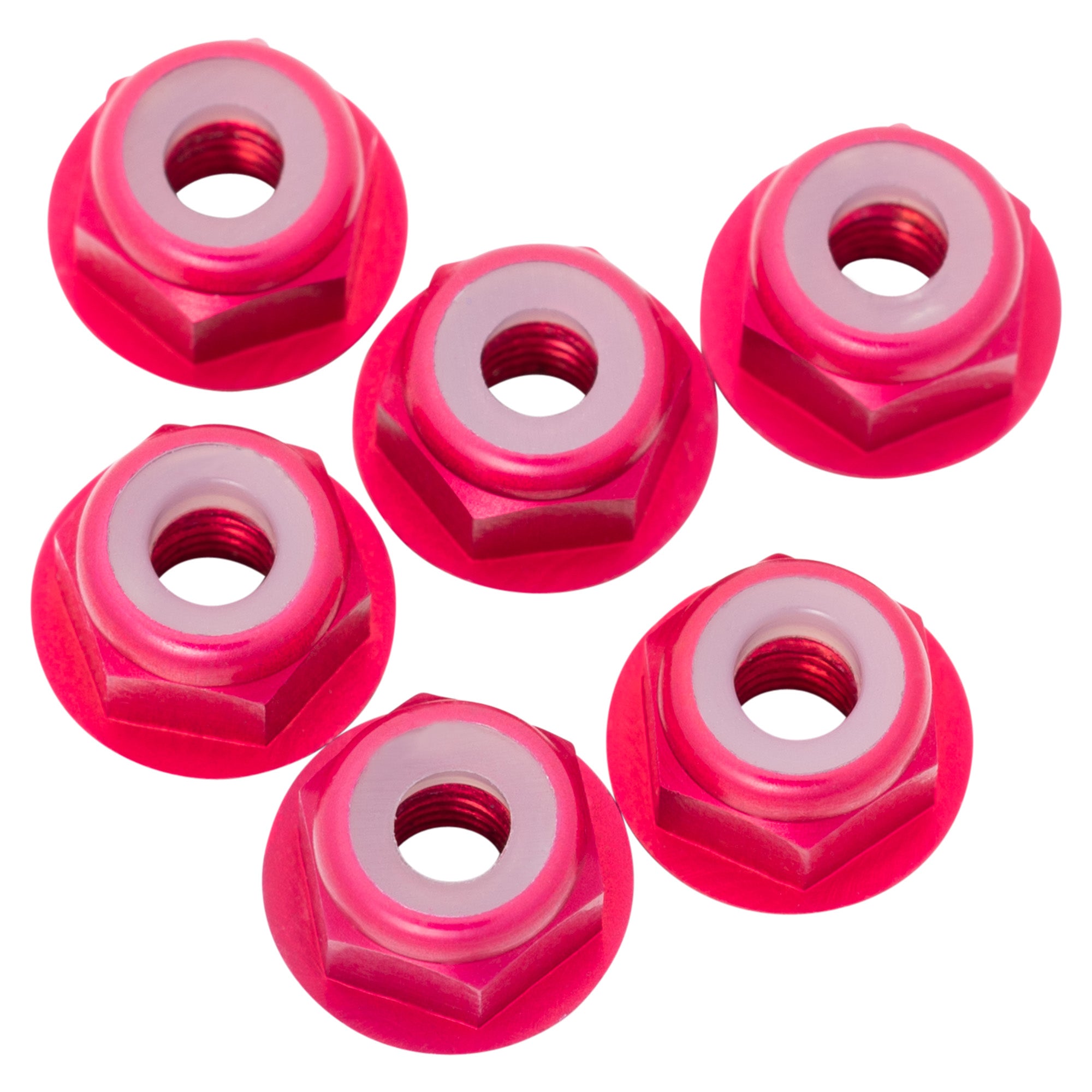 1up Racing 7075 Aluminum Flanged Locknuts - M3