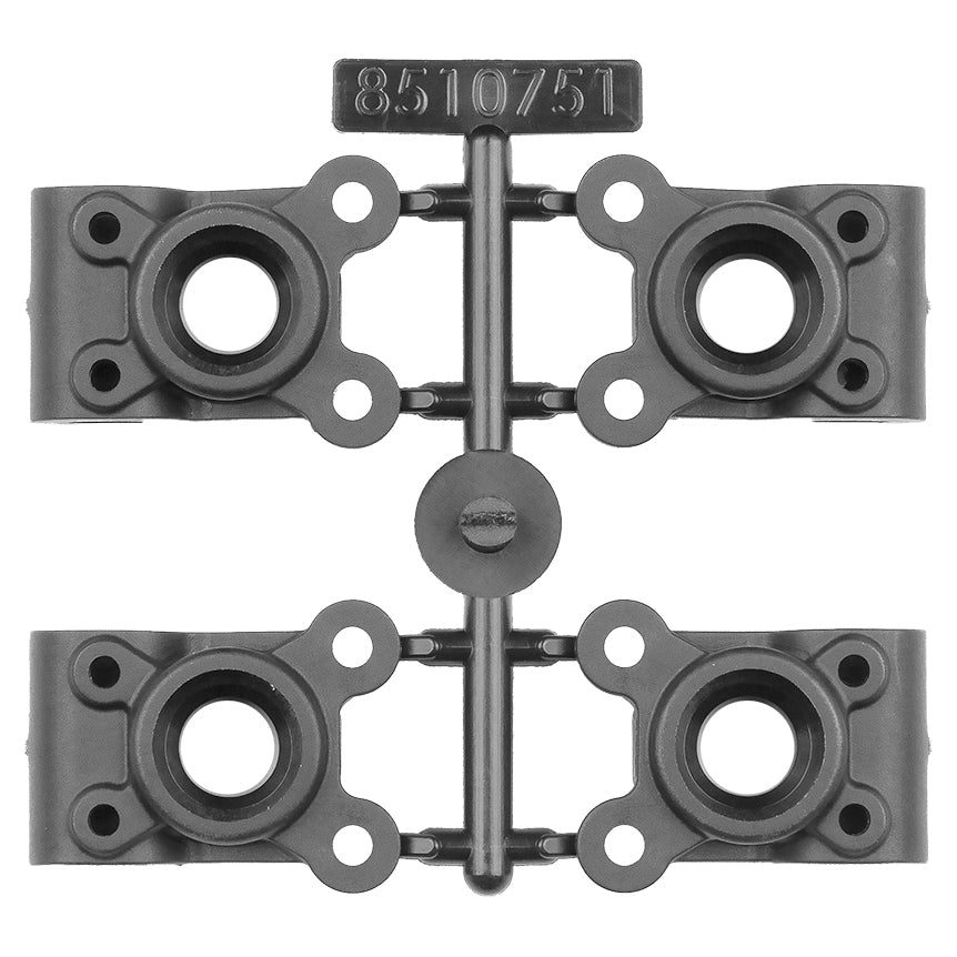 FT RC10B7 Carbon Rear Hub Set - -4mm Offset