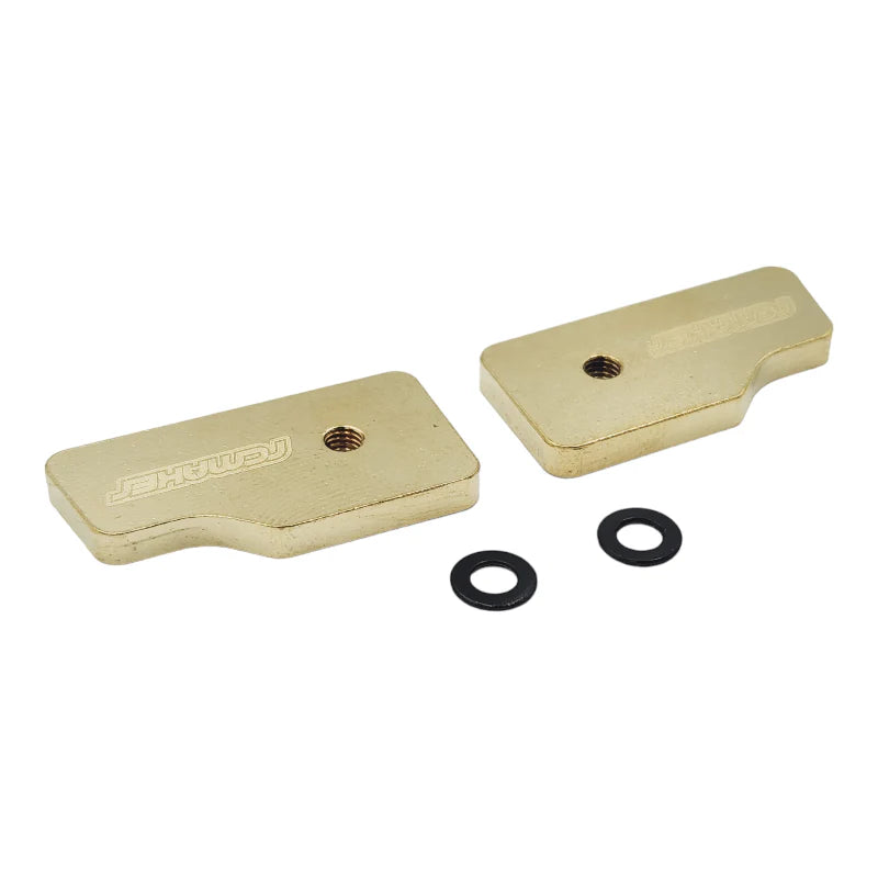 RC MAKER Brass LCG Front Chassis Weights - 17g - Awesomatix A800R - Clearance Priced!
