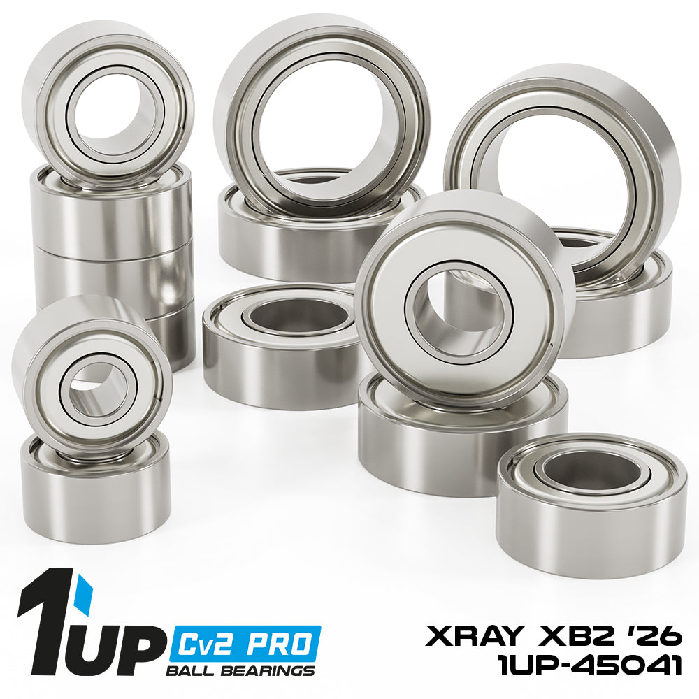 1up Racing Cv2 Pro Ball Bearing Set - XRAY XB2 '26
