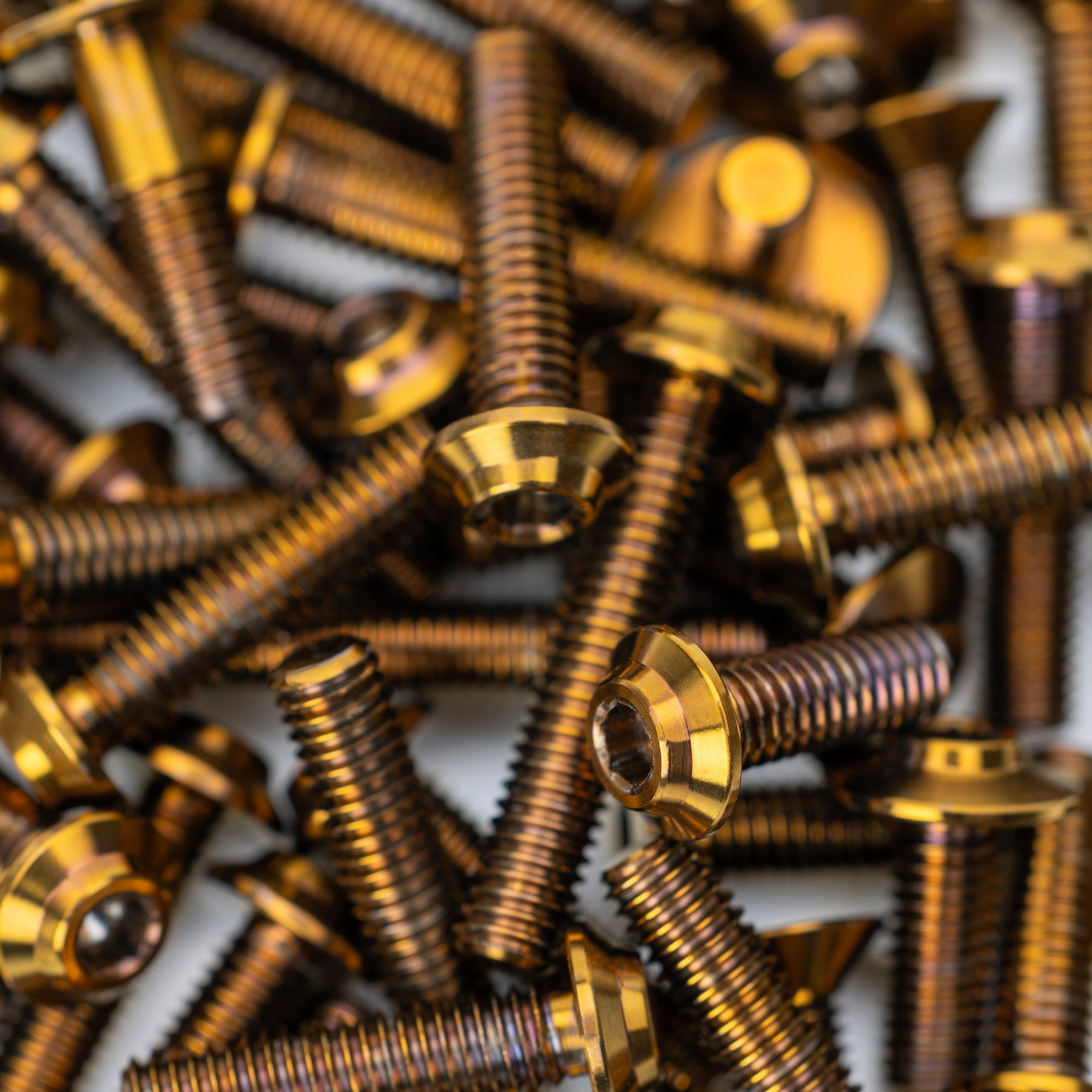 1up Racing Pro Duty Titanium Upper Screw Set - AE RC10B7