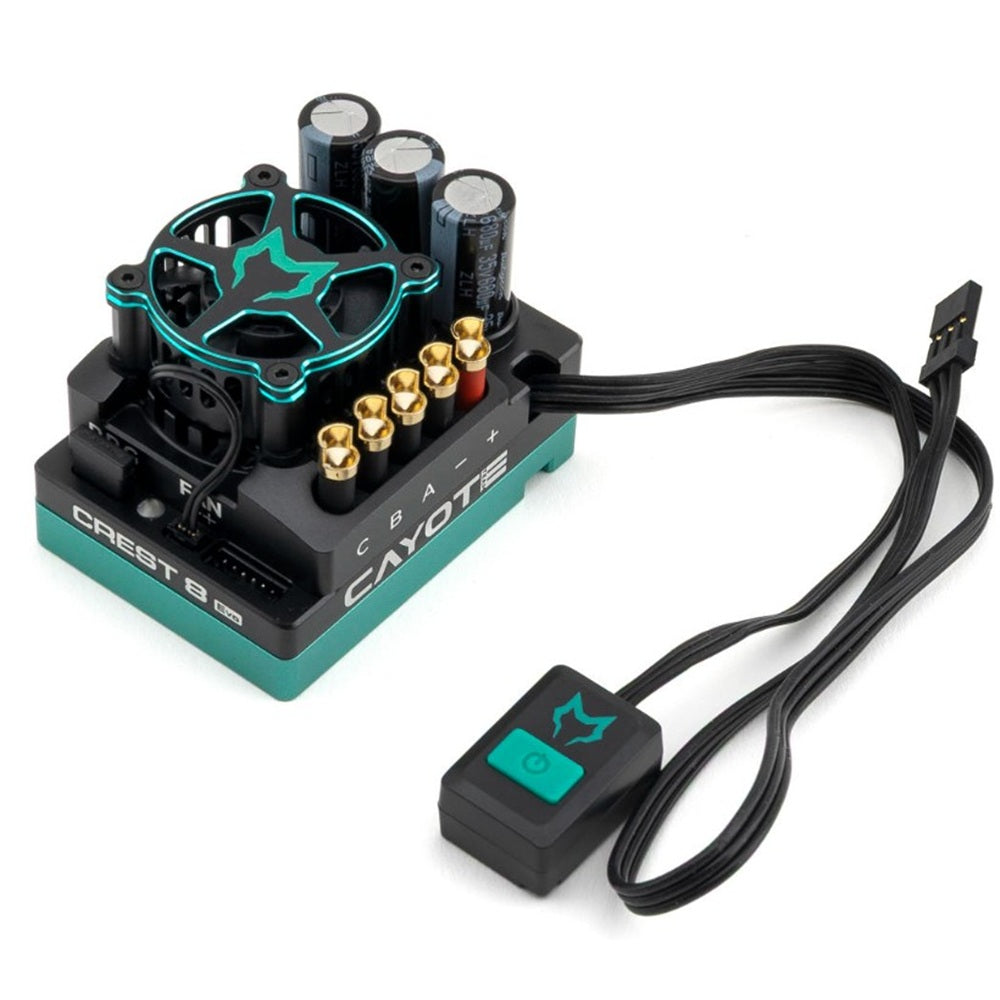 Cayote Crest 8 EVO 1/8 200A Sensored Brushless ESC w/Bluetooth