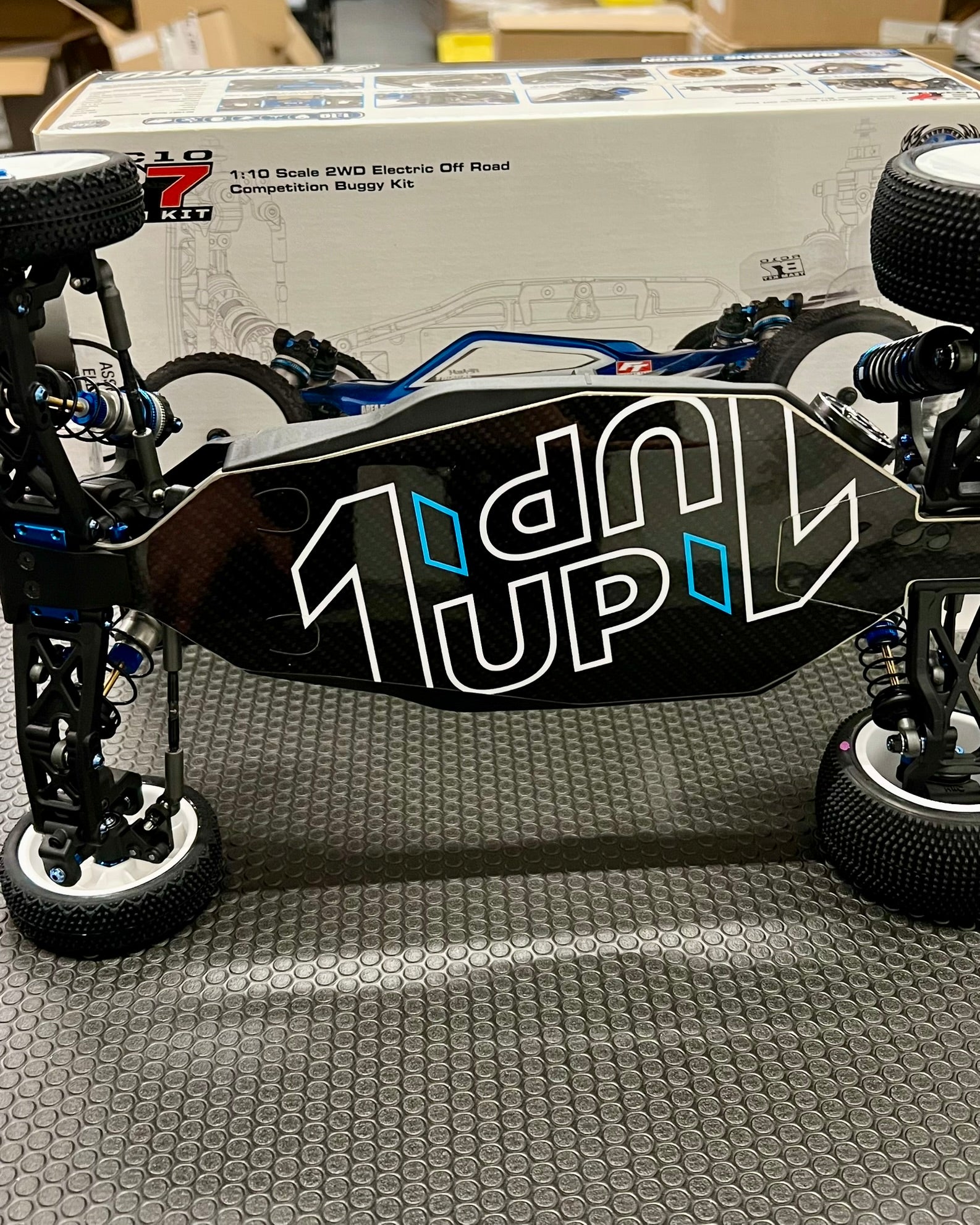 1up Equipped Associated RC10B7 Ultimate Carpet Built By Joe Pillars