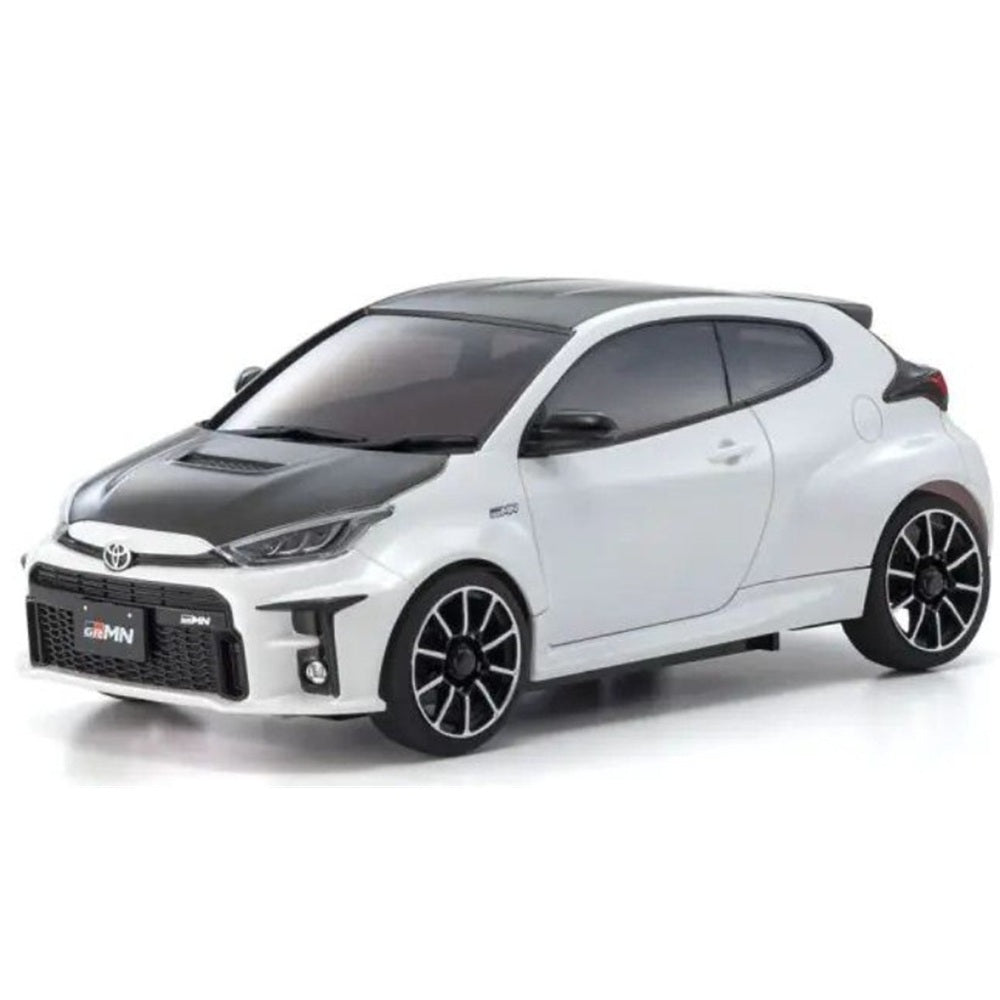 Kyosho MINI-Z AWD Toyota GRMN Yaris Rally Package Platinum White Pearl Mica