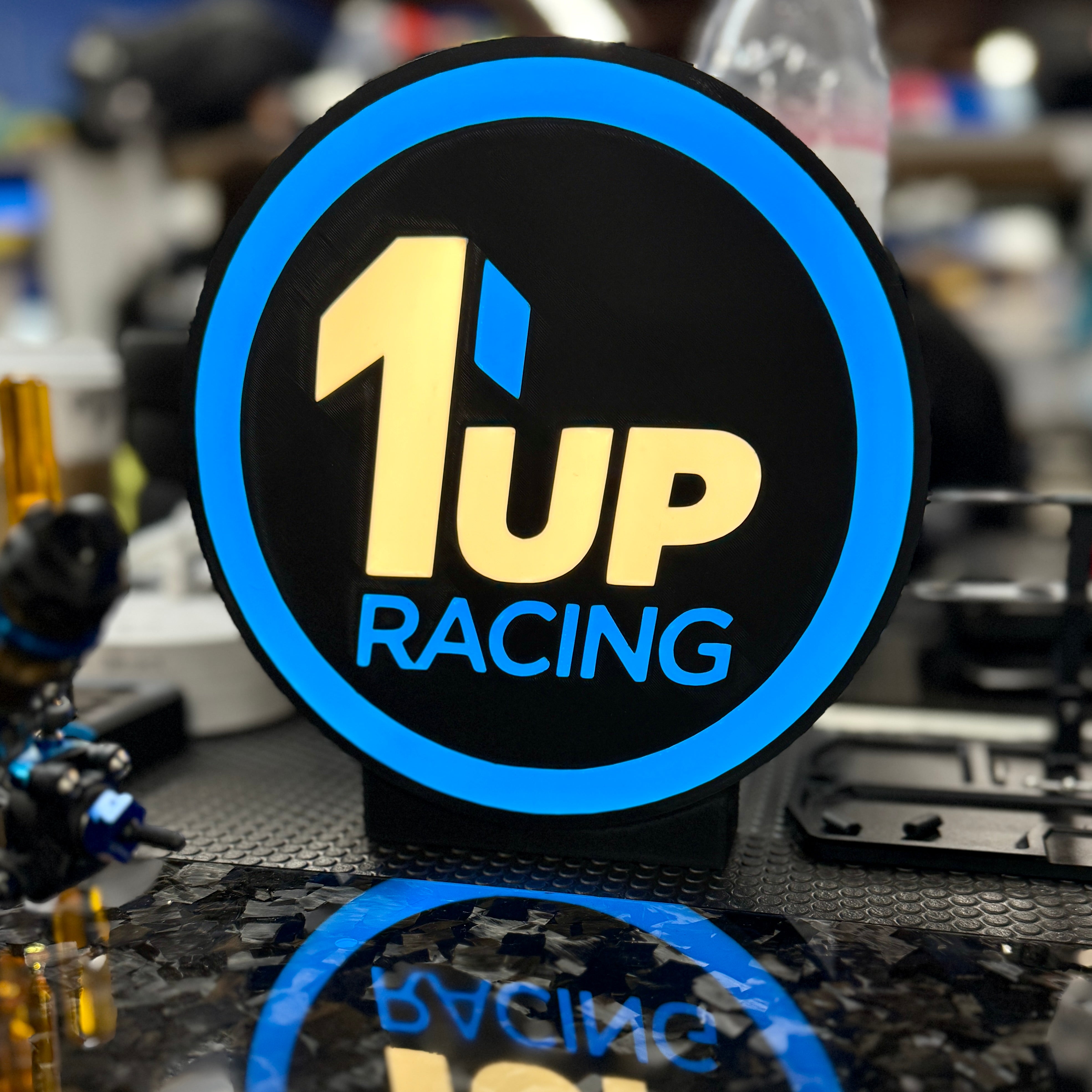 1up Racing Logo LED Light Box