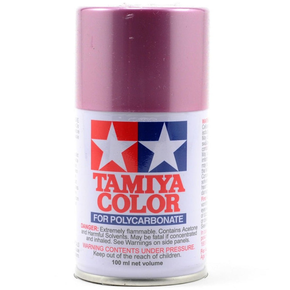 Tamiya PS-50 Sparkling Pink Anodized Aluminum Lexan Spray Paint (100ml)