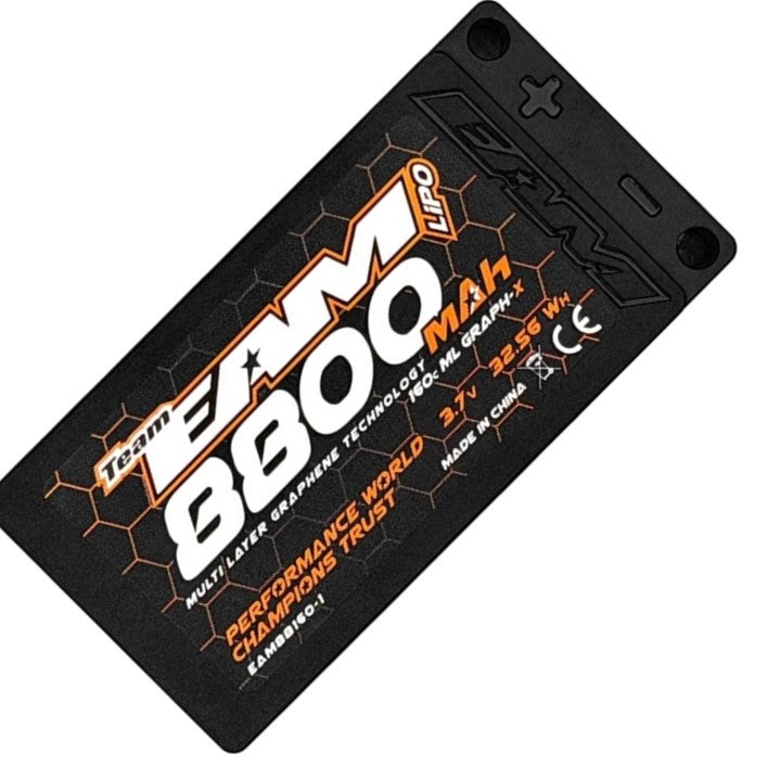 Team EAM 8800mAh 160C 1S ML Graph-X Formula LiPo Battery