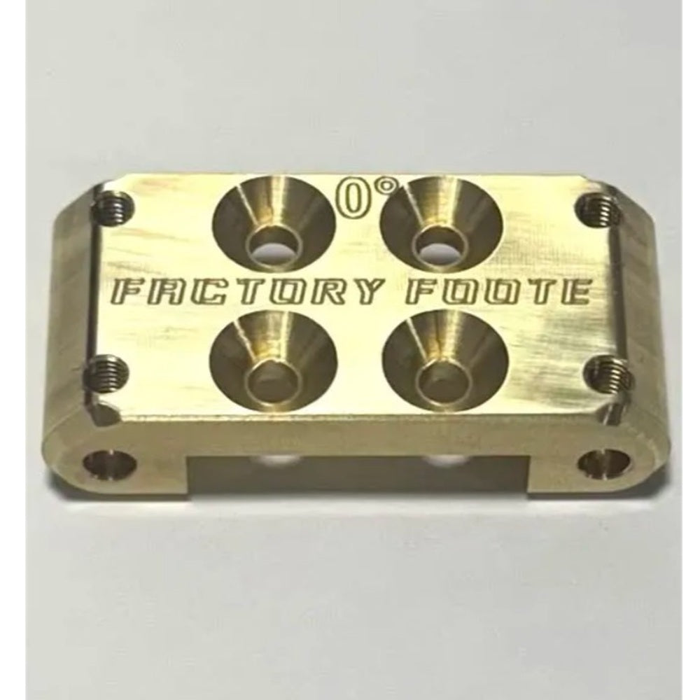 Factory Foote Factory Foote B7 0° Brass Bulkhead