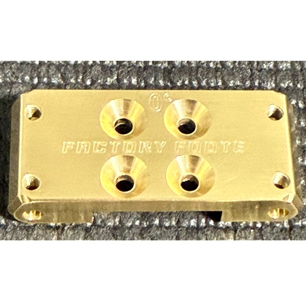 Factory Foote Factory Foote B7 0° Wide Brass Bulkhead
