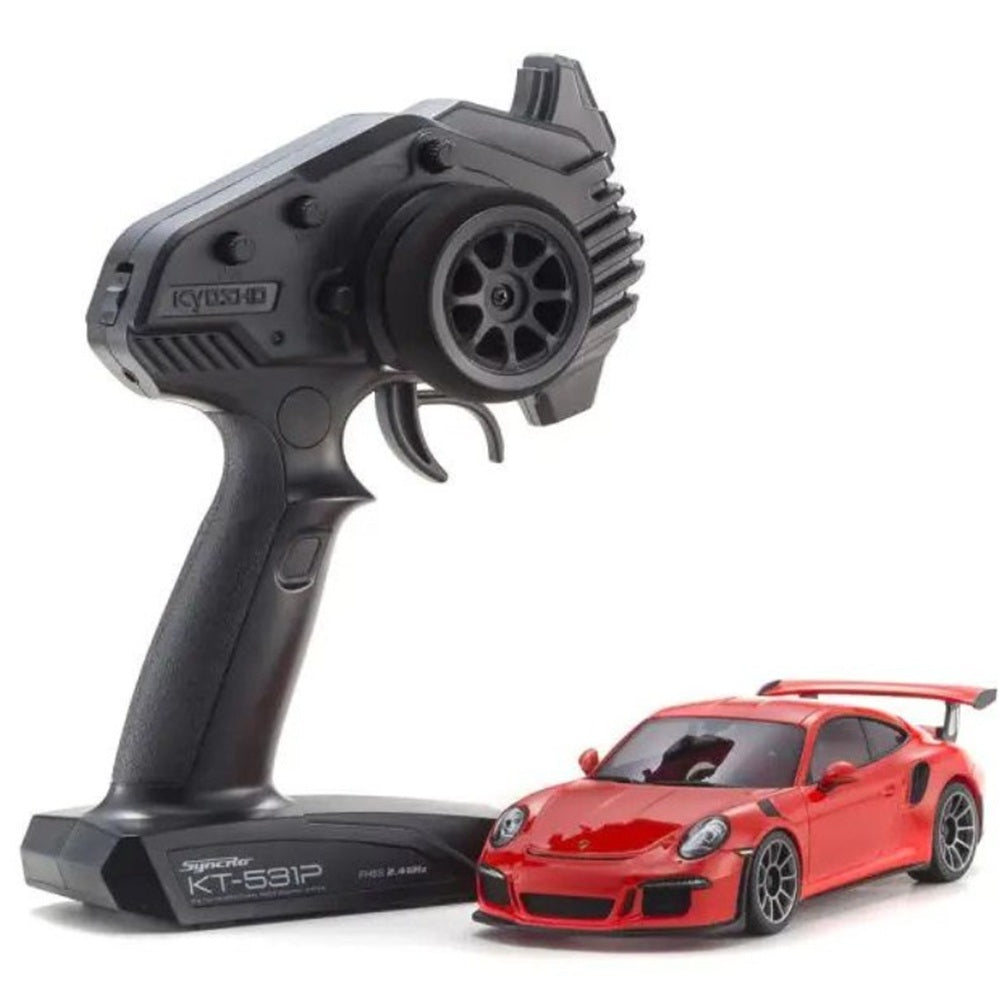 Kyosho MINI-Z RWD MR-04 Readyset Porsche 911 GT3 RS Lava Orange
