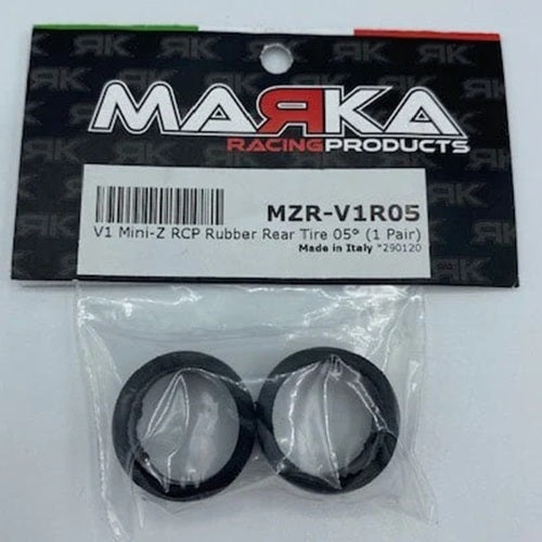 Marka V1 Mini-Z RCP Rubber Rear Tire 5 degree (1 Pair)