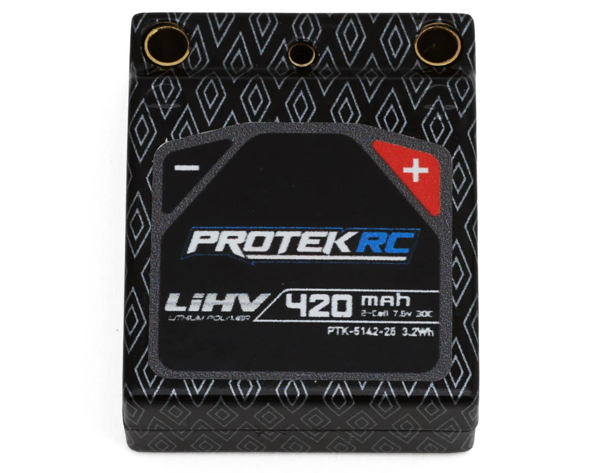 ProTek RC 420mAh 30C 2S HV Hardcase LiPo Battery for Losi® Micro-B