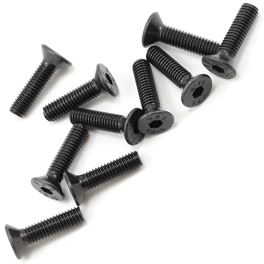 ProTek RC High Strength Flat Head Cap Screws - M3