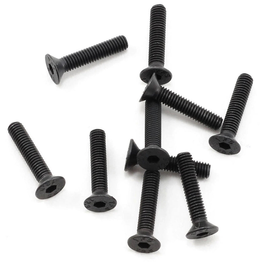ProTek RC High Strength Flat Head Cap Screws - M3