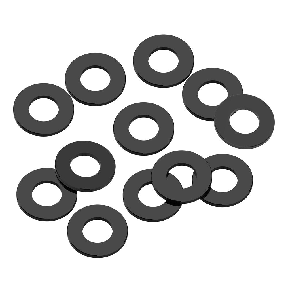 1up Racing Precision Aluminum Shims - 3x6x0.50mm - Black