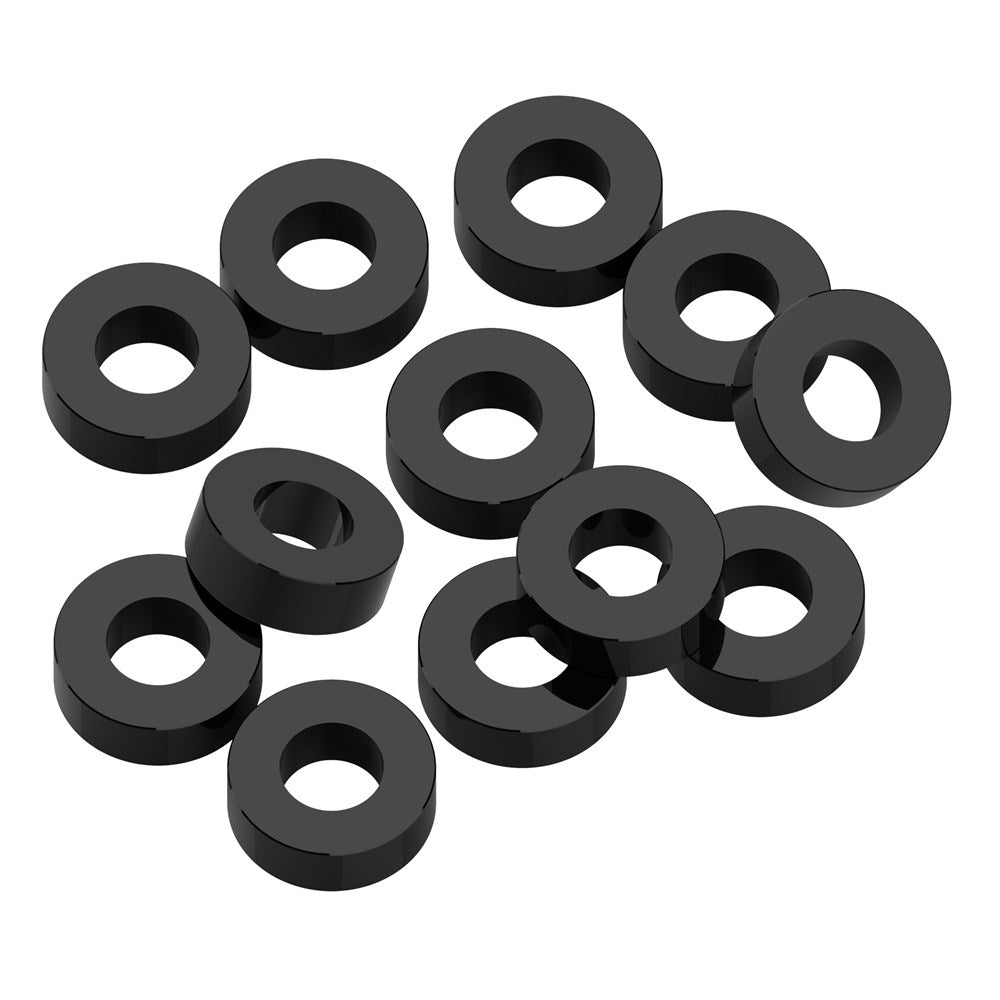 1up Racing Precision Aluminum Shims - 3x6x2mm - Black