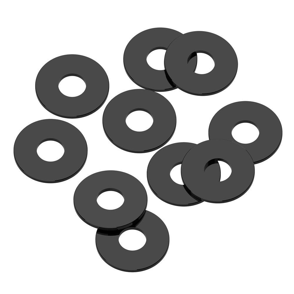 1up Racing Precision Aluminum Shims - 3x8x0.5mm - Black