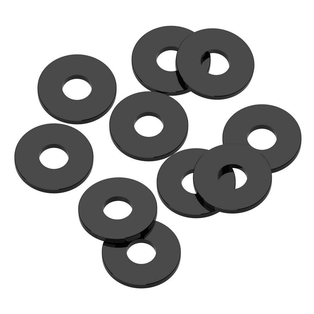 1up Racing Precision Aluminum Shims - 3x8x0.75mm - Black