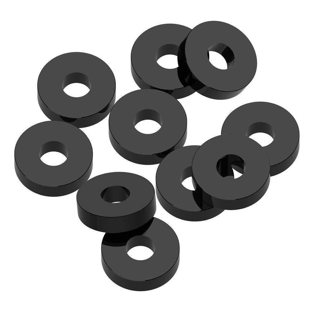 1up Racing Precision Aluminum Shims - 3x8x2mm - Black