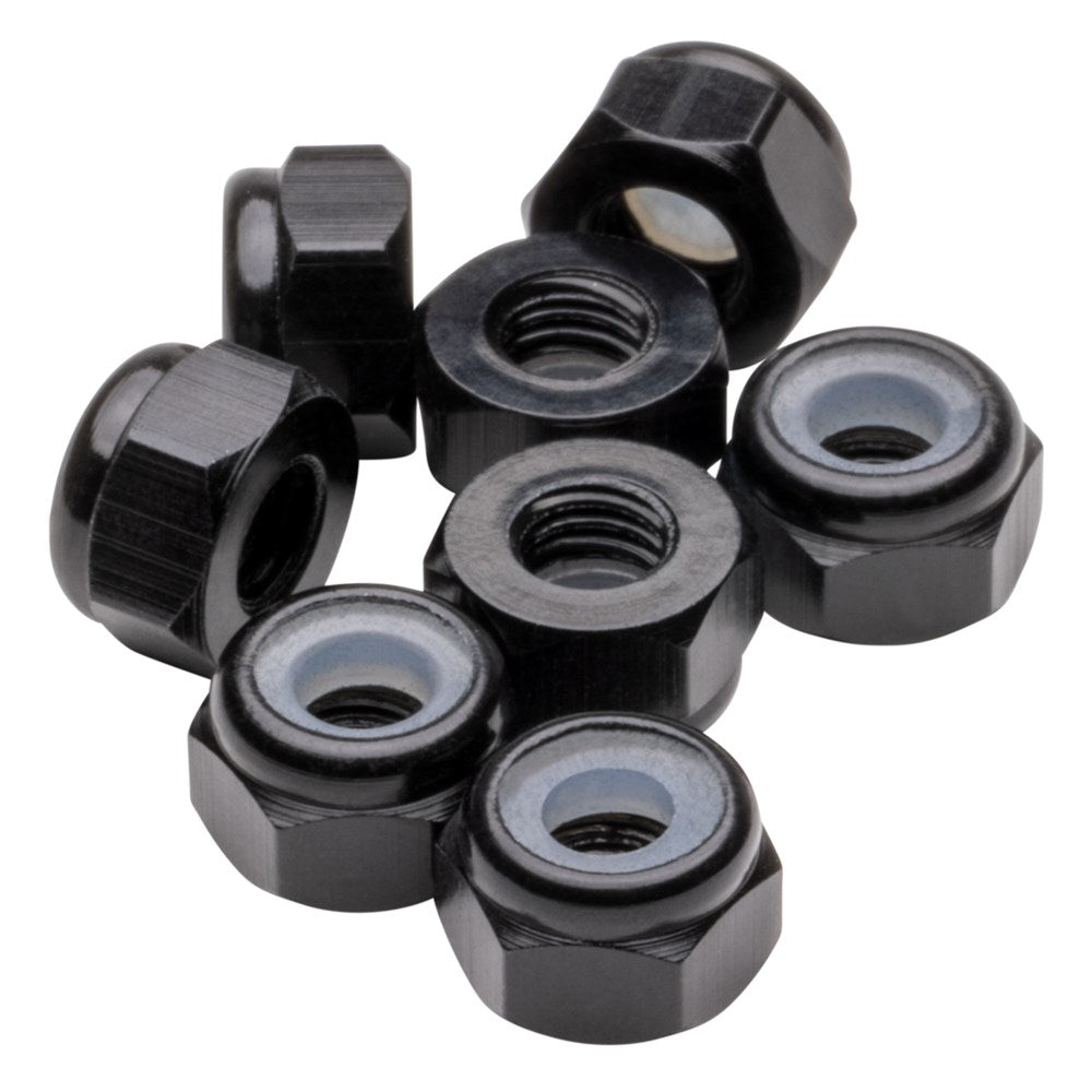 1up Racing Premium Aluminum Locknuts M3 - Black