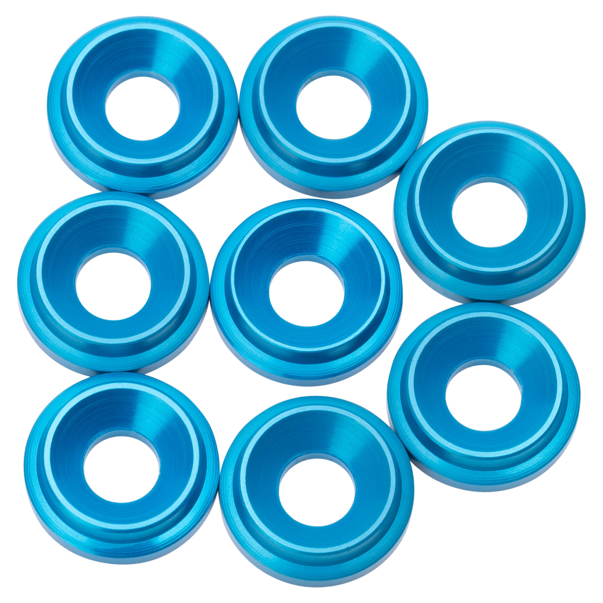 1up Racing 7075 LowPro Countersunk Washers - M3